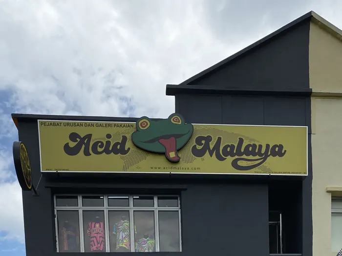 The Acid Malaya™ shopfront and sign