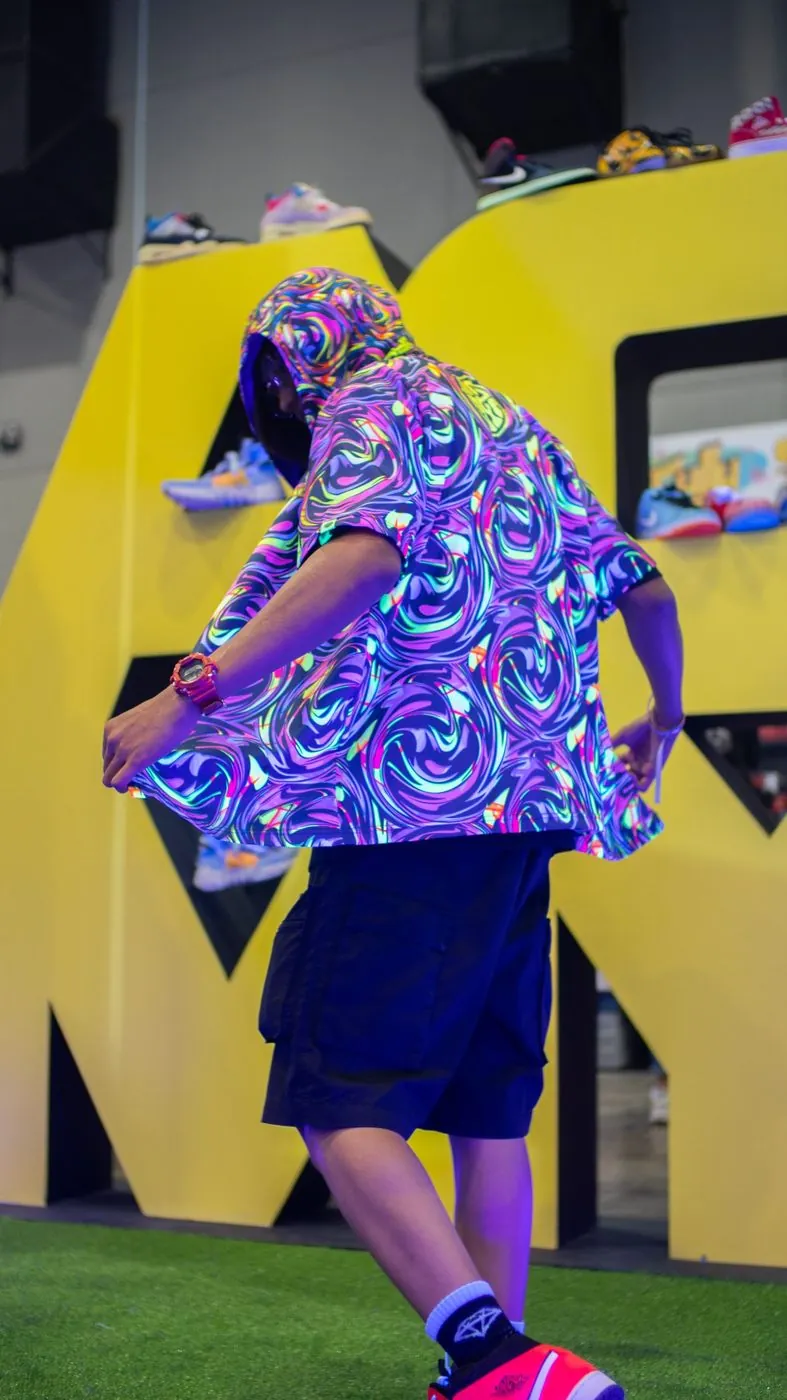 ACMY Kimono Spiral Black Shirt — photo 2