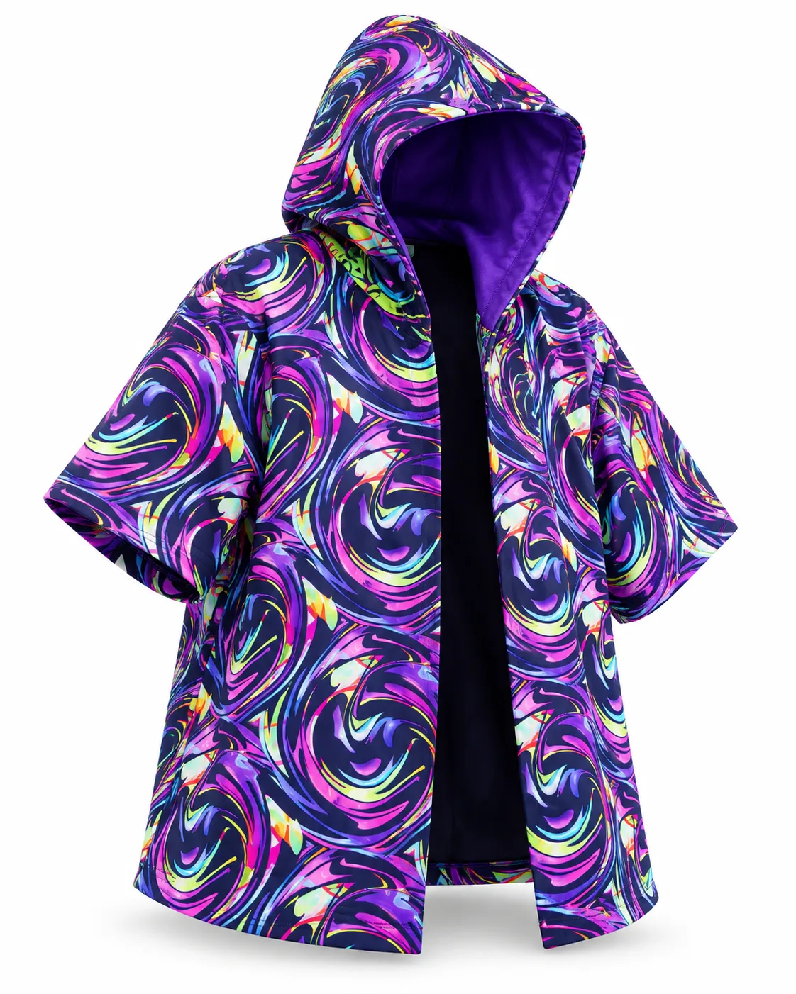 ACMY Kimono Spiral Black Shirt