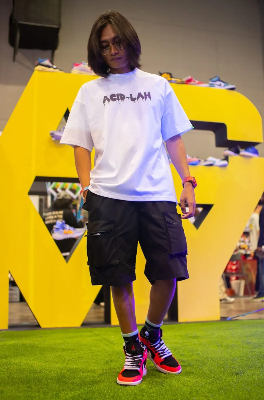 Acid-Lah Oversize Tee (White) — photo 2